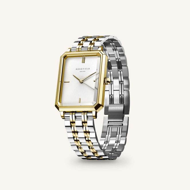 E Elles White Sunray Steel Silver Gold Duotone - AngraBech