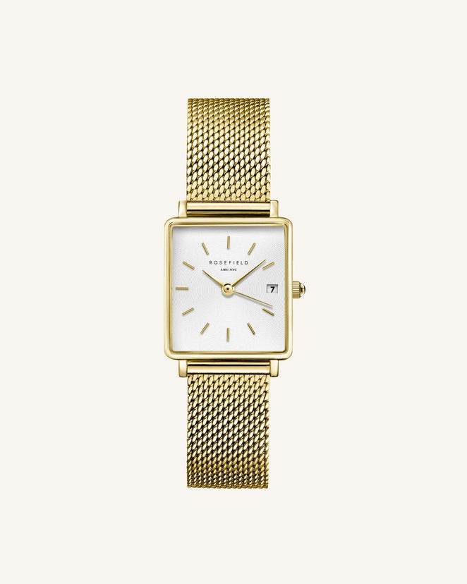E Boxy Xs White Sunray Mesh Gold - AngraBech