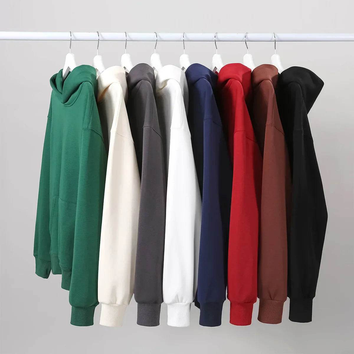 Basic Heavyweight Fleece Hooded Sweatshirt - AngraBech