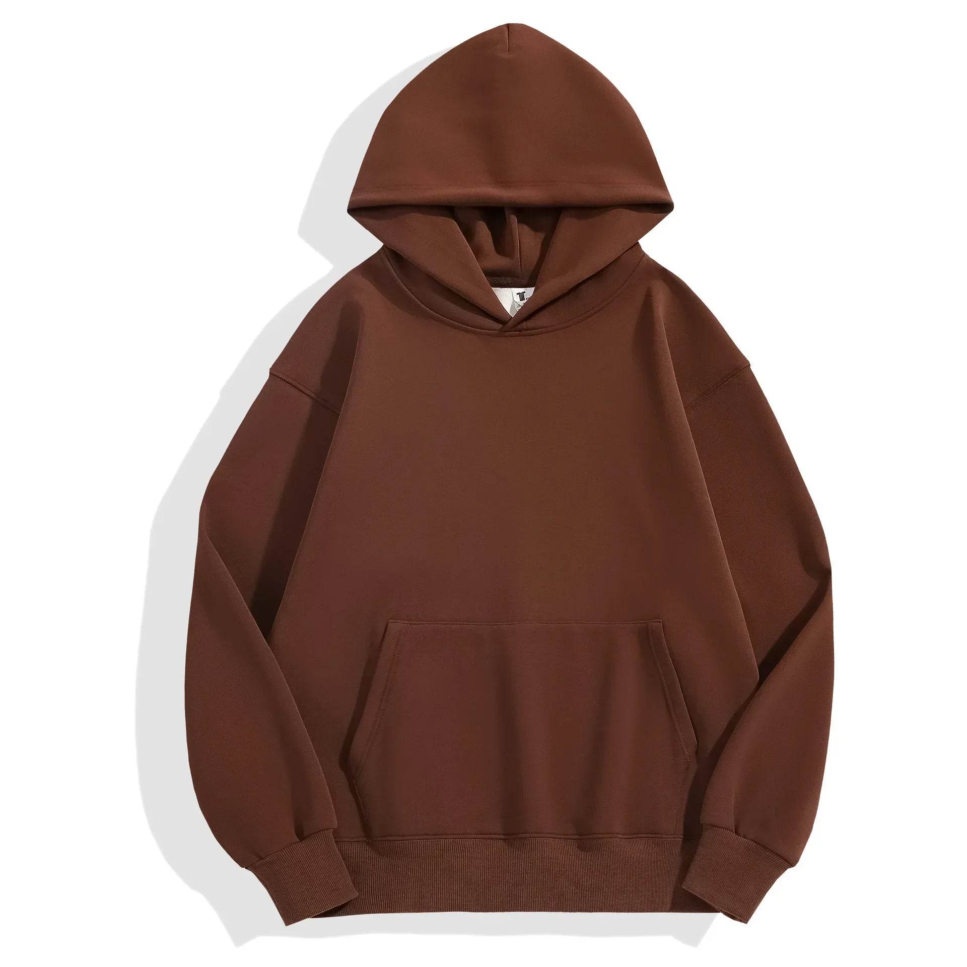 Basic Heavyweight Fleece Hooded Sweatshirt - AngraBech