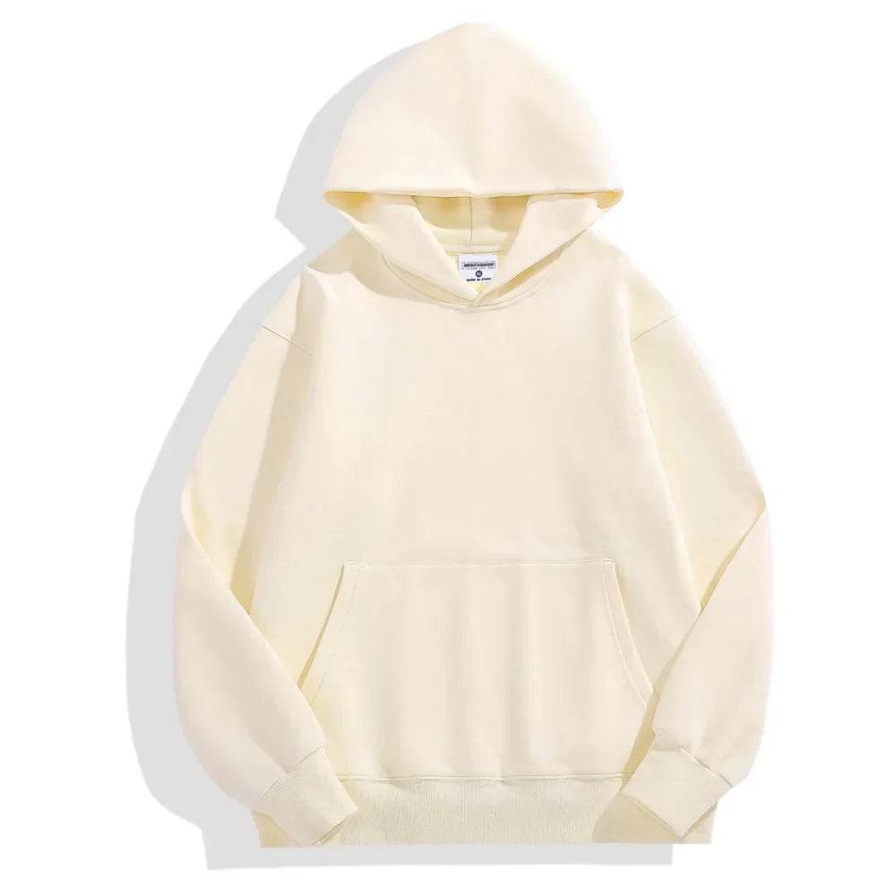 Basic Heavyweight Fleece Hooded Sweatshirt - AngraBech