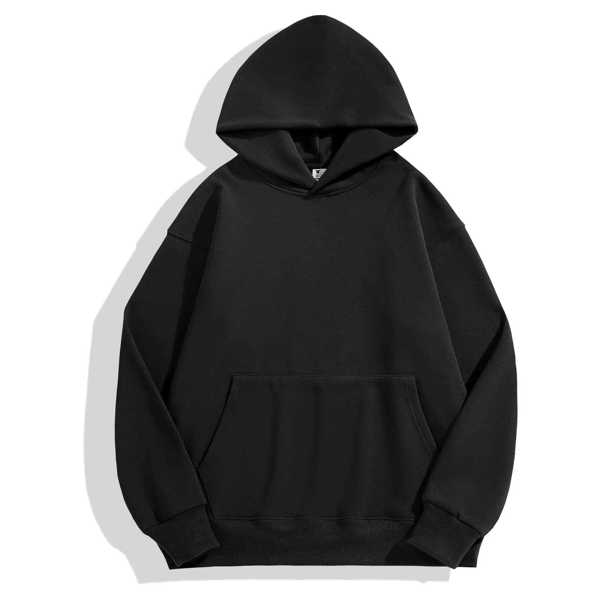 Basic Heavyweight Fleece Hooded Sweatshirt - AngraBech