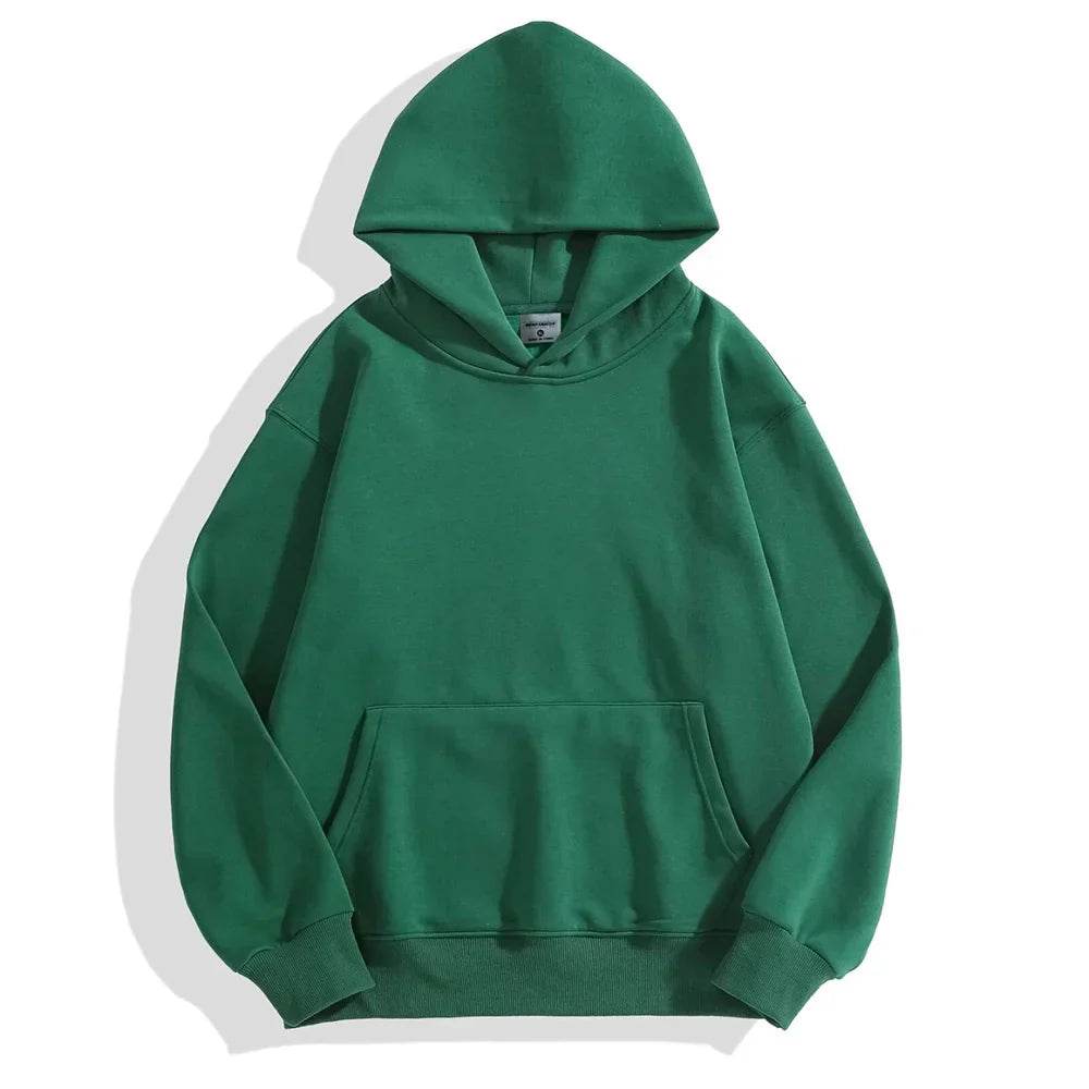 Basic Heavyweight Fleece Hooded Sweatshirt - AngraBech