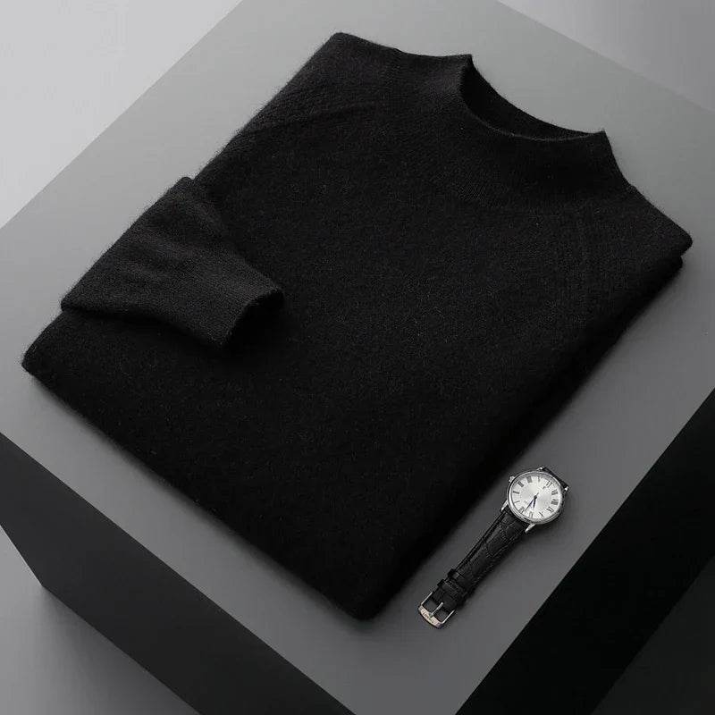 Cashmere Crewne Knit Sweater - AngraBech
