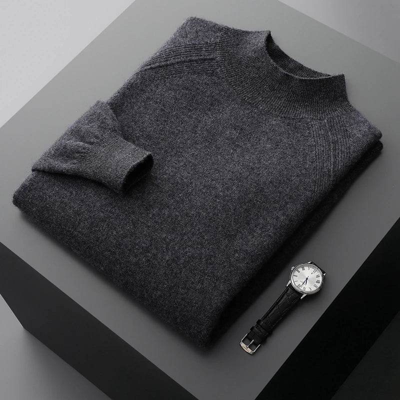 Cashmere Crewne Knit Sweater - AngraBech