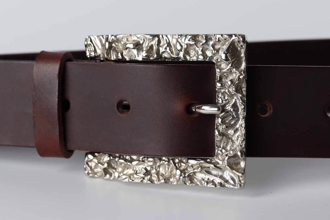 Handmade Leaer Belt By Kaseta - AngraBech
