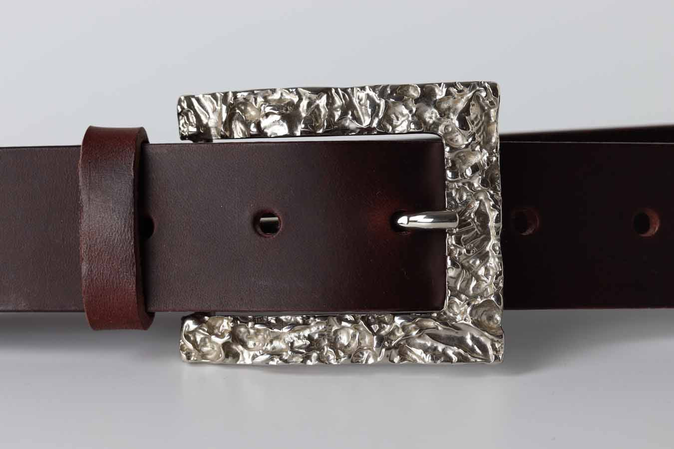 designer leather belt