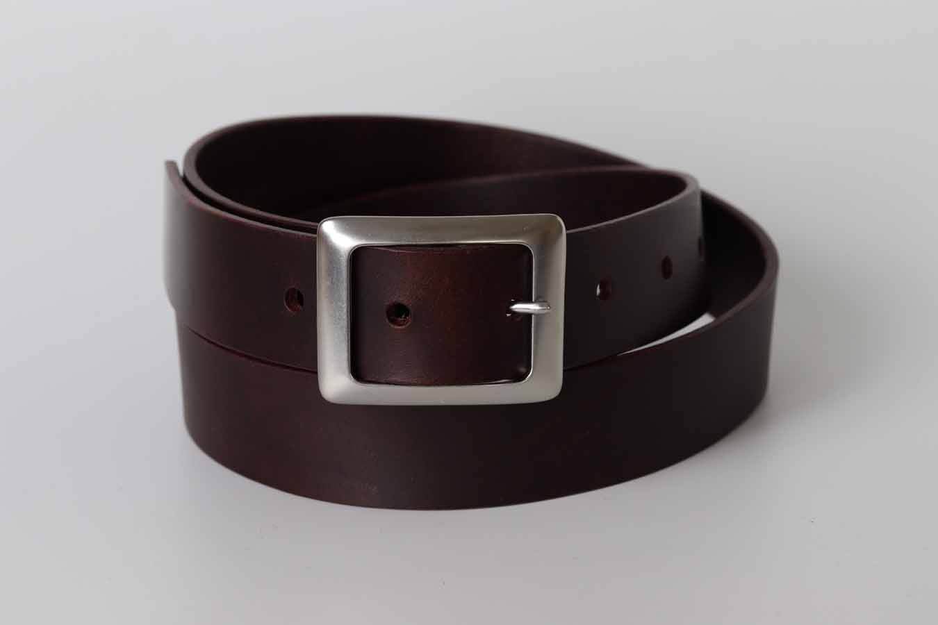 Leaer Belt Oliver Chocolate By Kaseta - AngraBech