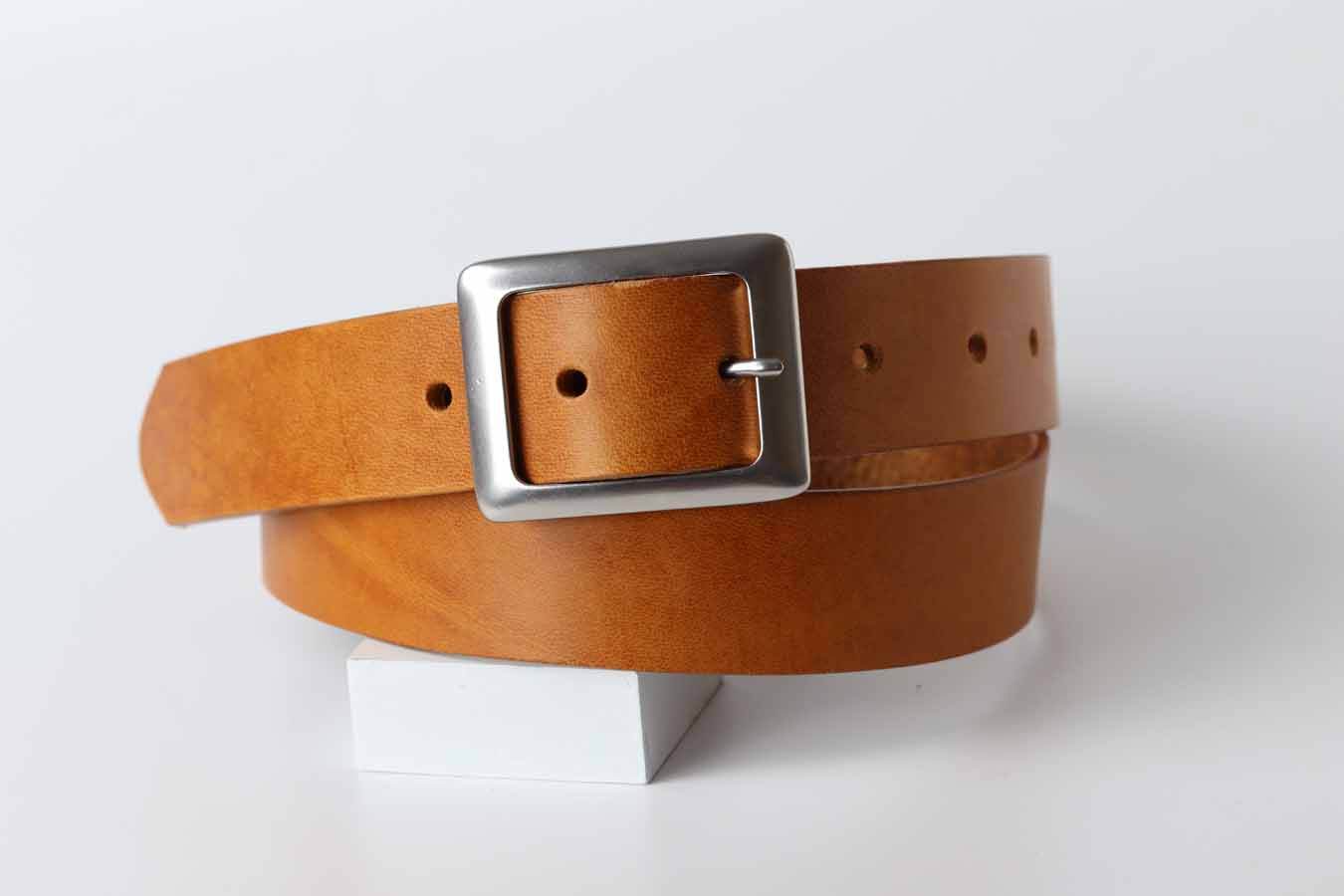 Leaer Belt Oliver Burned Tan By Kaseta - AngraBech
