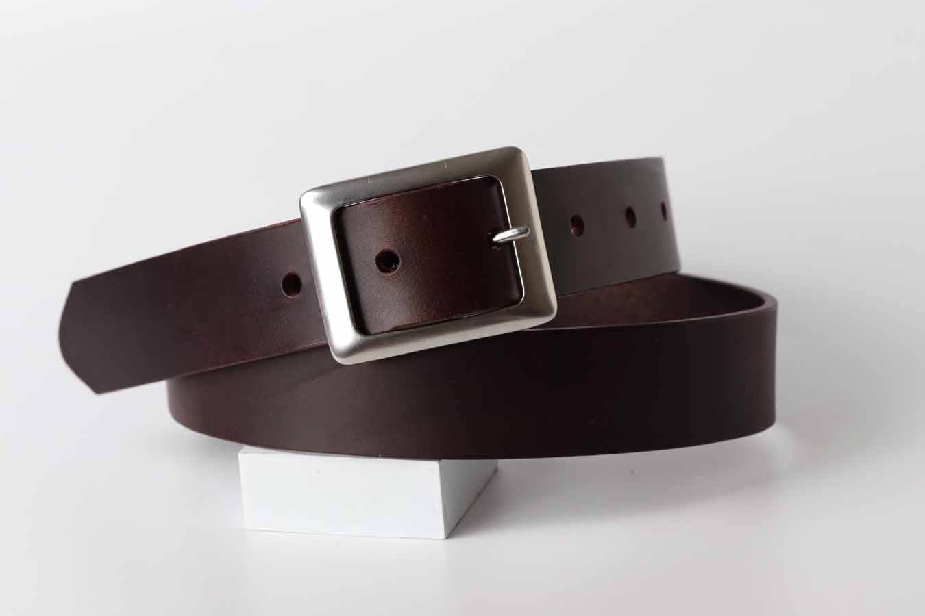 Leaer Belt Oliver Chocolate By Kaseta - AngraBech
