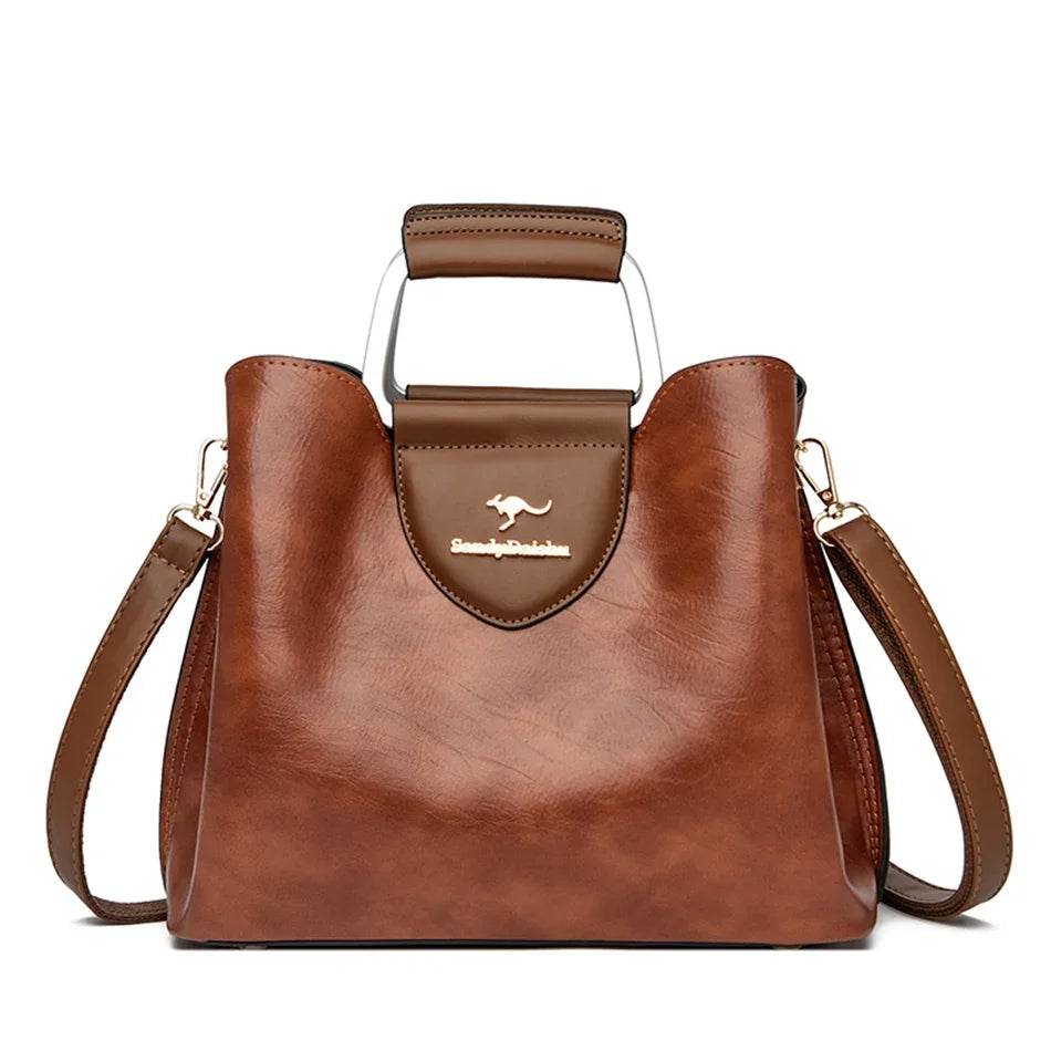 Luxury High Quality Leaer Handbag - AngraBech