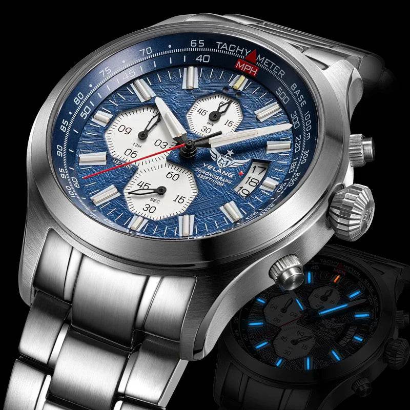 Luxury Quartz Chronograph Diving Watch - AngraBech