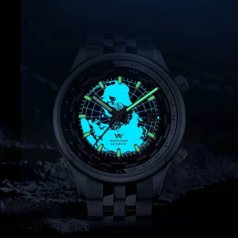 Mens Automatic Mechanical Sapphire Watch - AngraBech