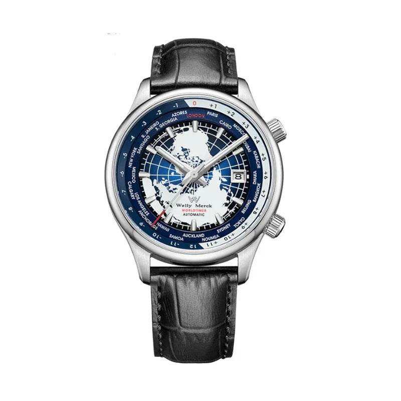 Mens Automatic Mechanical Sapphire Watch - AngraBech