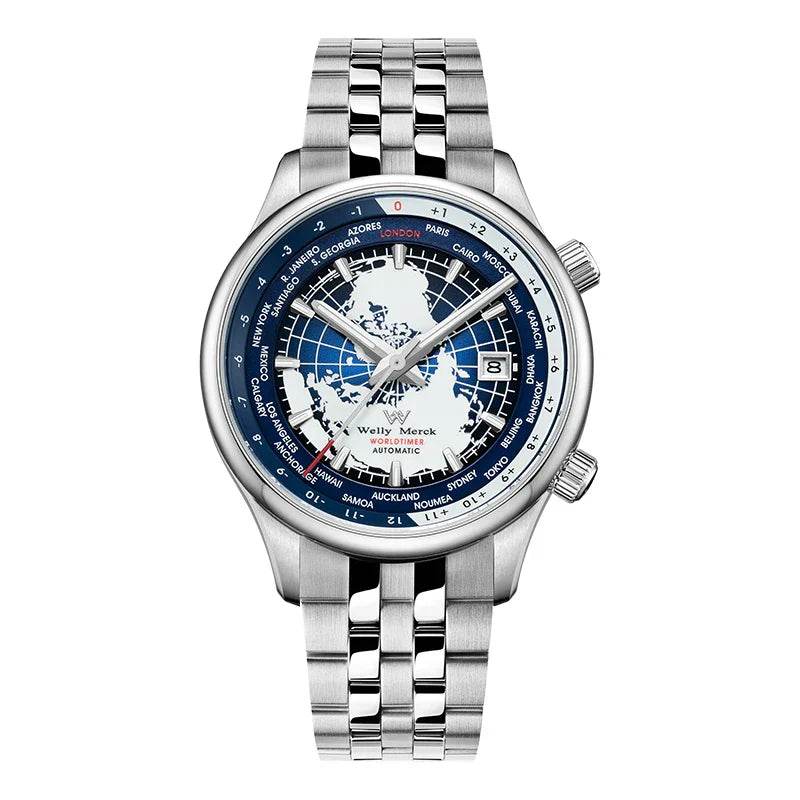 Mens Automatic Mechanical Sapphire Watch - AngraBech