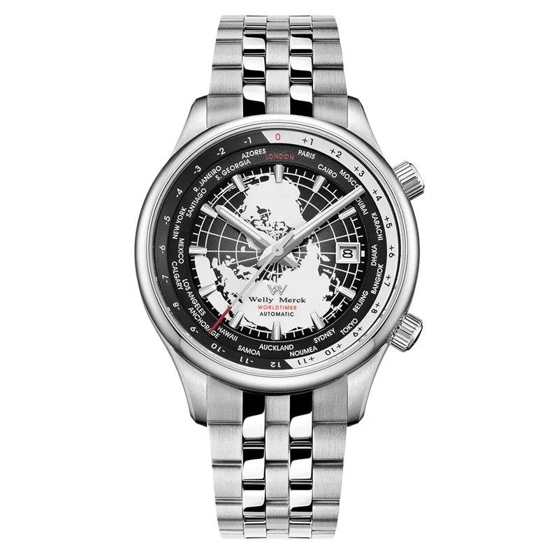 Mens Automatic Mechanical Sapphire Watch - AngraBech