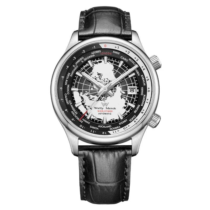 Mens Automatic Mechanical Sapphire Watch - AngraBech