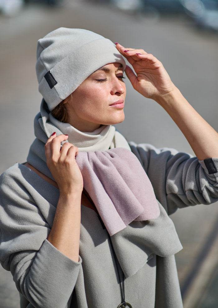 No Waste Scarf 4063nw Elephant Kit Nude - AngraBech