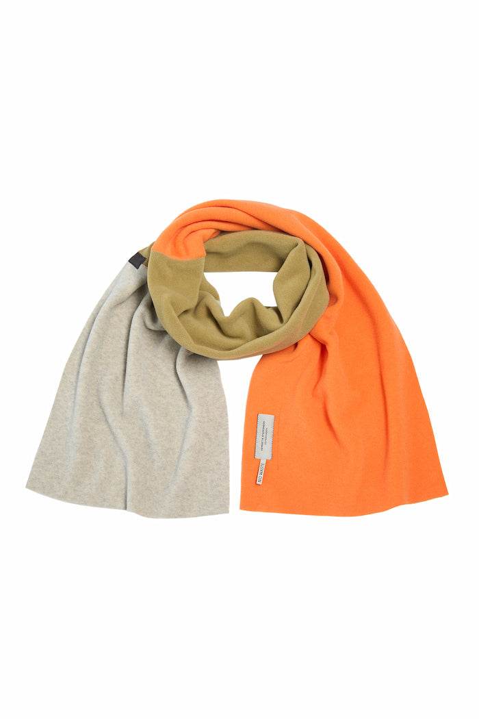 No Waste Scarf 4063nw Olive Sand Orange - AngraBech