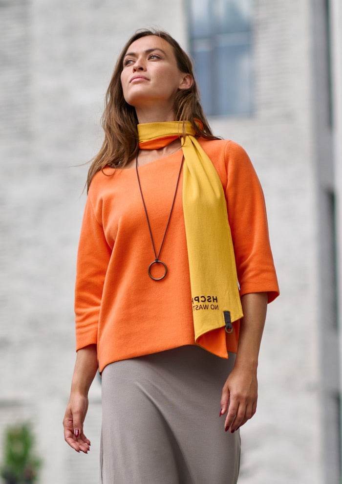 No Waste Scarf 94080nw Orange Safran - AngraBech