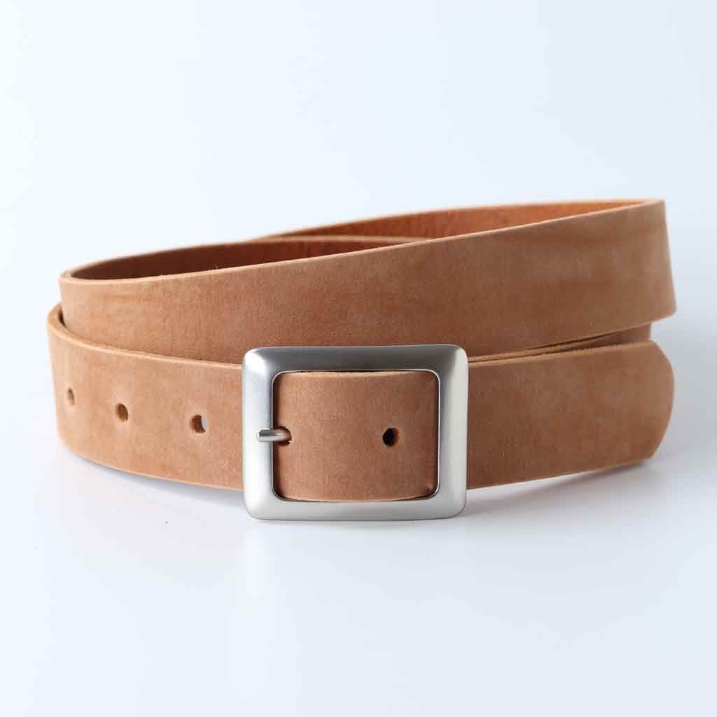 Womans Leaer Belt Ladies Leaer Belt Nubu Oliver Desertsand - AngraBech