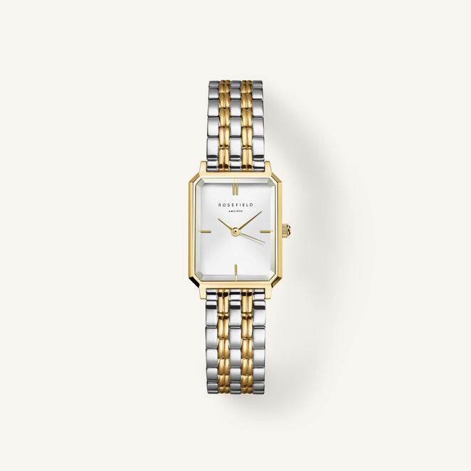 E Elles White Sunray Steel Silver Gold Duotone - AngraBech