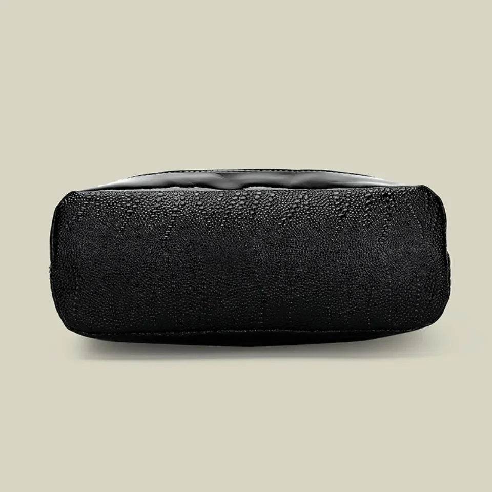 Patent Leaer Serpentine Crossbody Bag - AngraBech