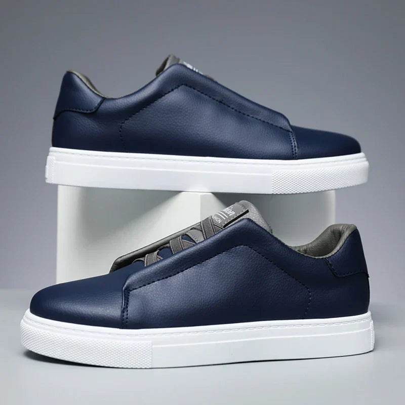 Premium Leaer Slip On Minimalist Sneakers 1 - AngraBech