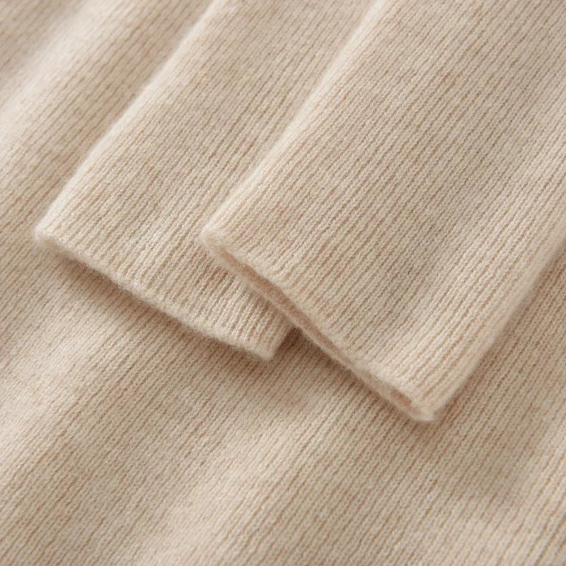 Pure Cashmere Slim Fit Turtleneck Sweater
