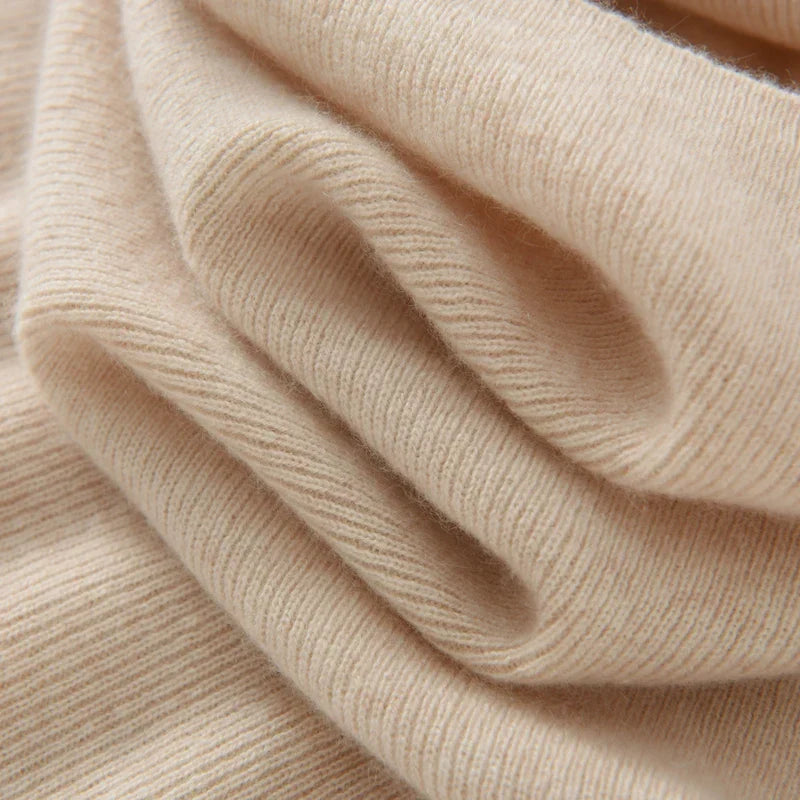 Pure Cashmere Slim Fit Turtleneck Sweater