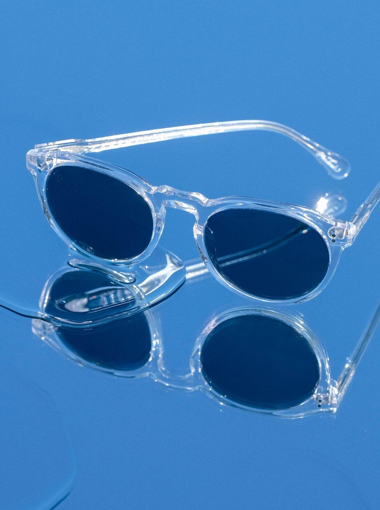 Remmy Crystal Clear Polarized Blue Smoke 52 - AngraBech