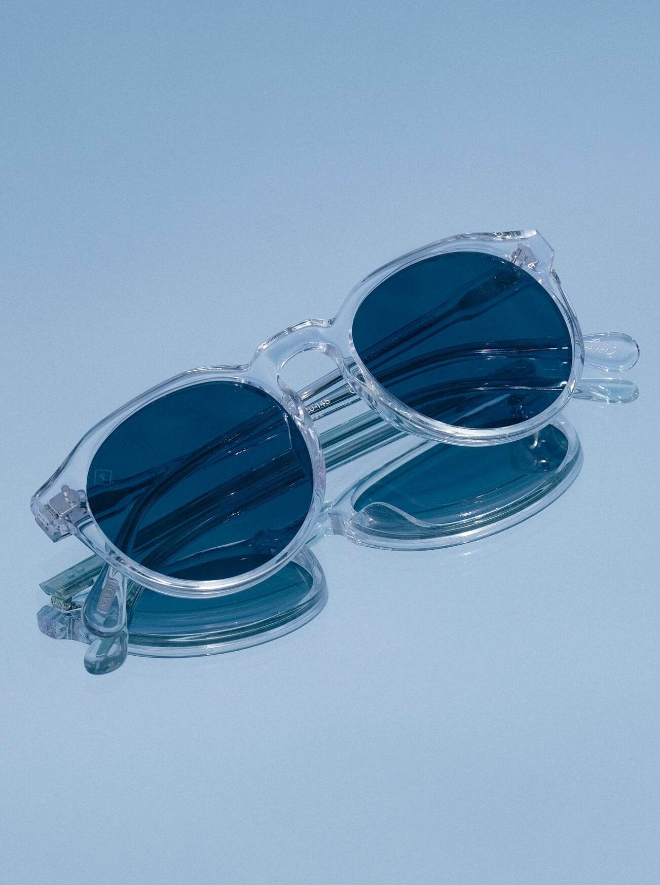 Remmy Crystal Clear Polarized Blue Smoke 52 - AngraBech