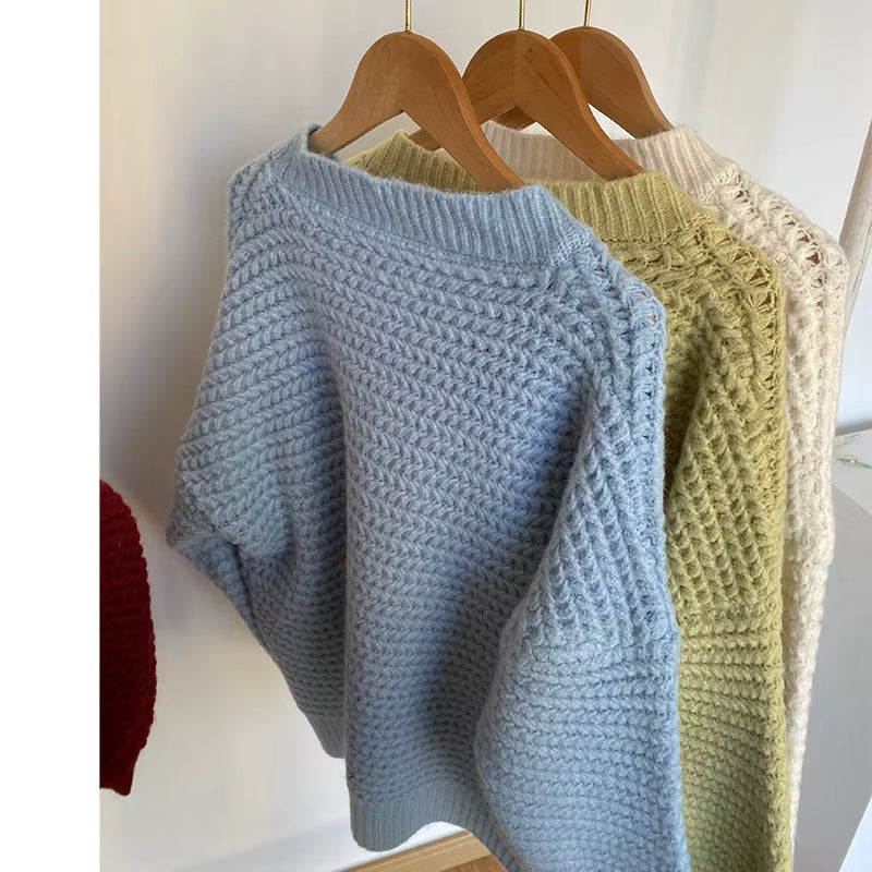 KOREAN-STYLE WOOL CARDIGAN