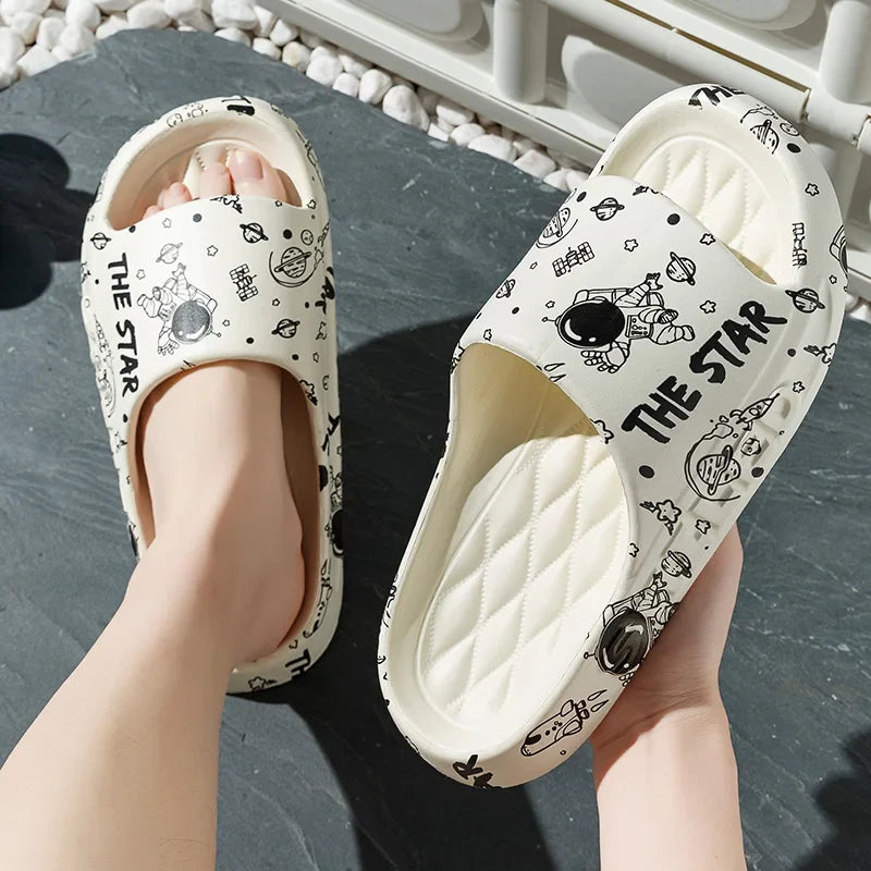 Slippers For Womens Summer Outdoor Wear New Indoor Home Baroom Shower Non Slip Household Slippers For Men Zyt2411