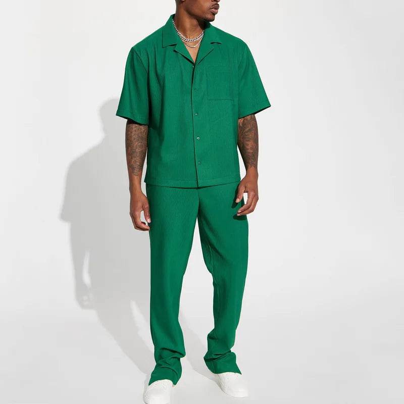 Spring Casual Two Piece Set For Men - AngraBech