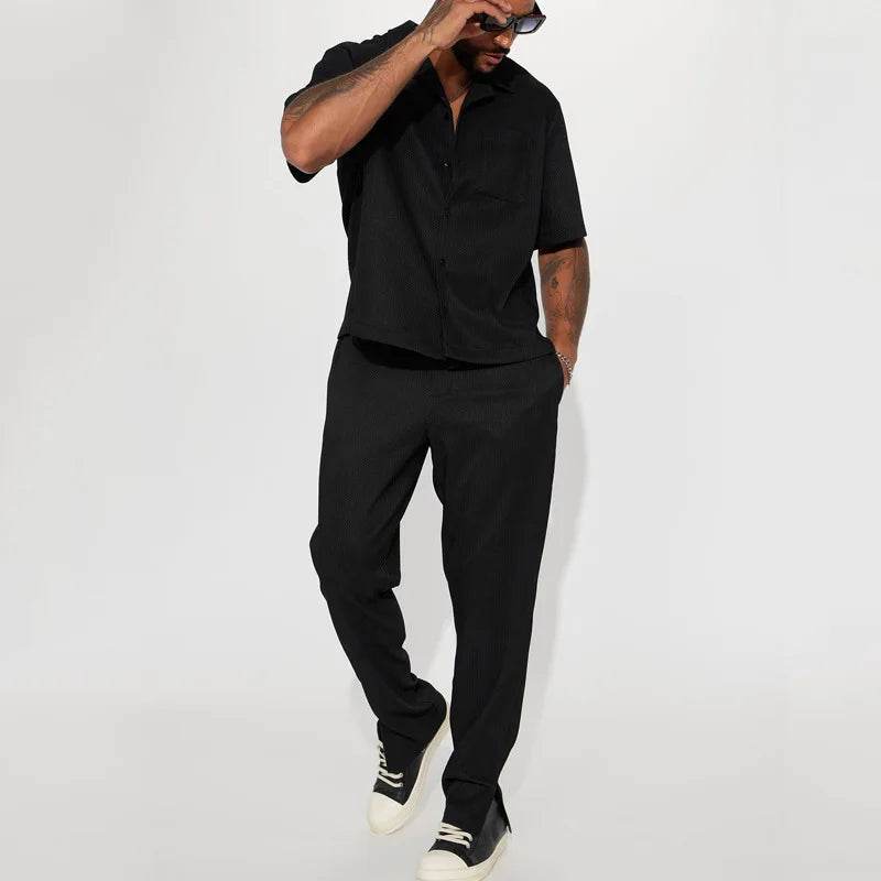Spring Casual Two Piece Set For Men - AngraBech