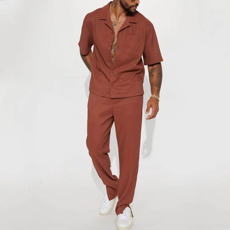 Spring Casual Two Piece Set For Men - AngraBech