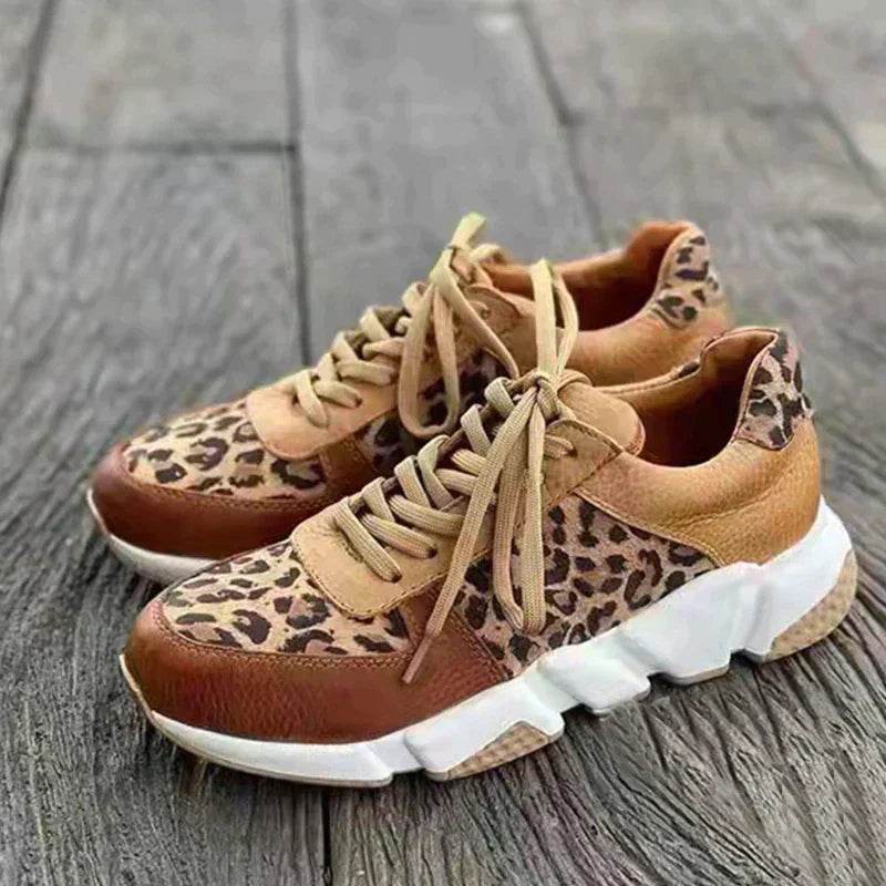Stylish Leopard Print I Sole Sneakers - AngraBech