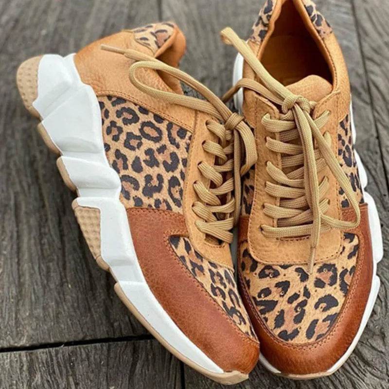 Stylish Leopard Print I Sole Sneakers - AngraBech