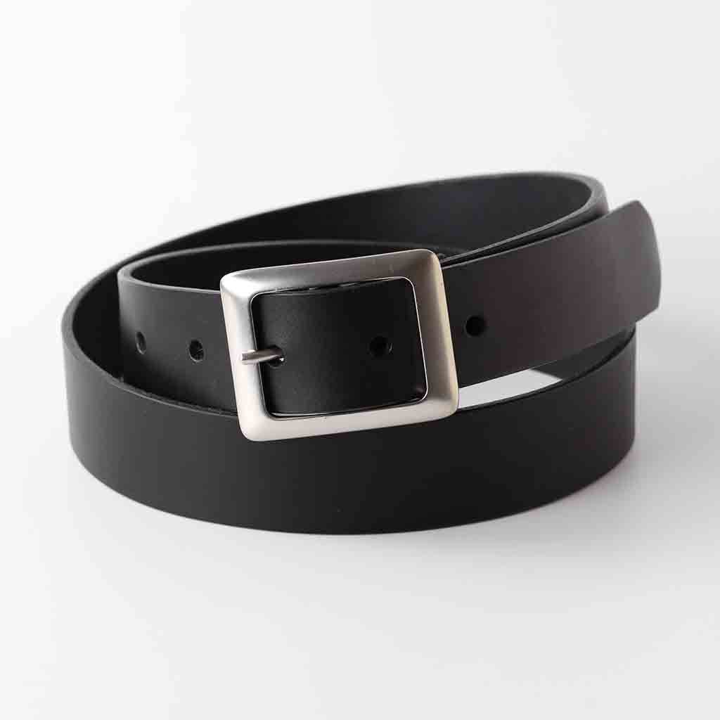 Unisex Leaer Belt Womens Man Leaer Belts Oliver Bla - AngraBech