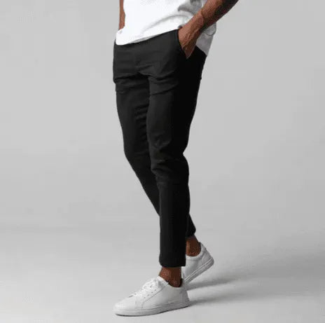 Slim Fit Stretch Chino Trousers - AngraBech