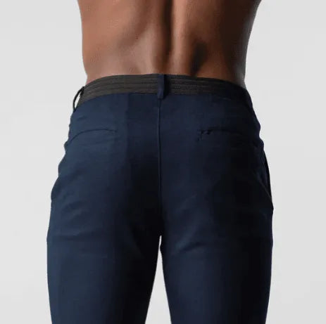 Slim Fit Stretch Chino Trousers - AngraBech