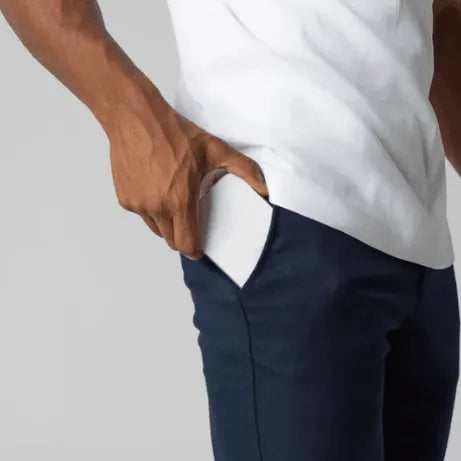 Slim Fit Stretch Chino Trousers - AngraBech
