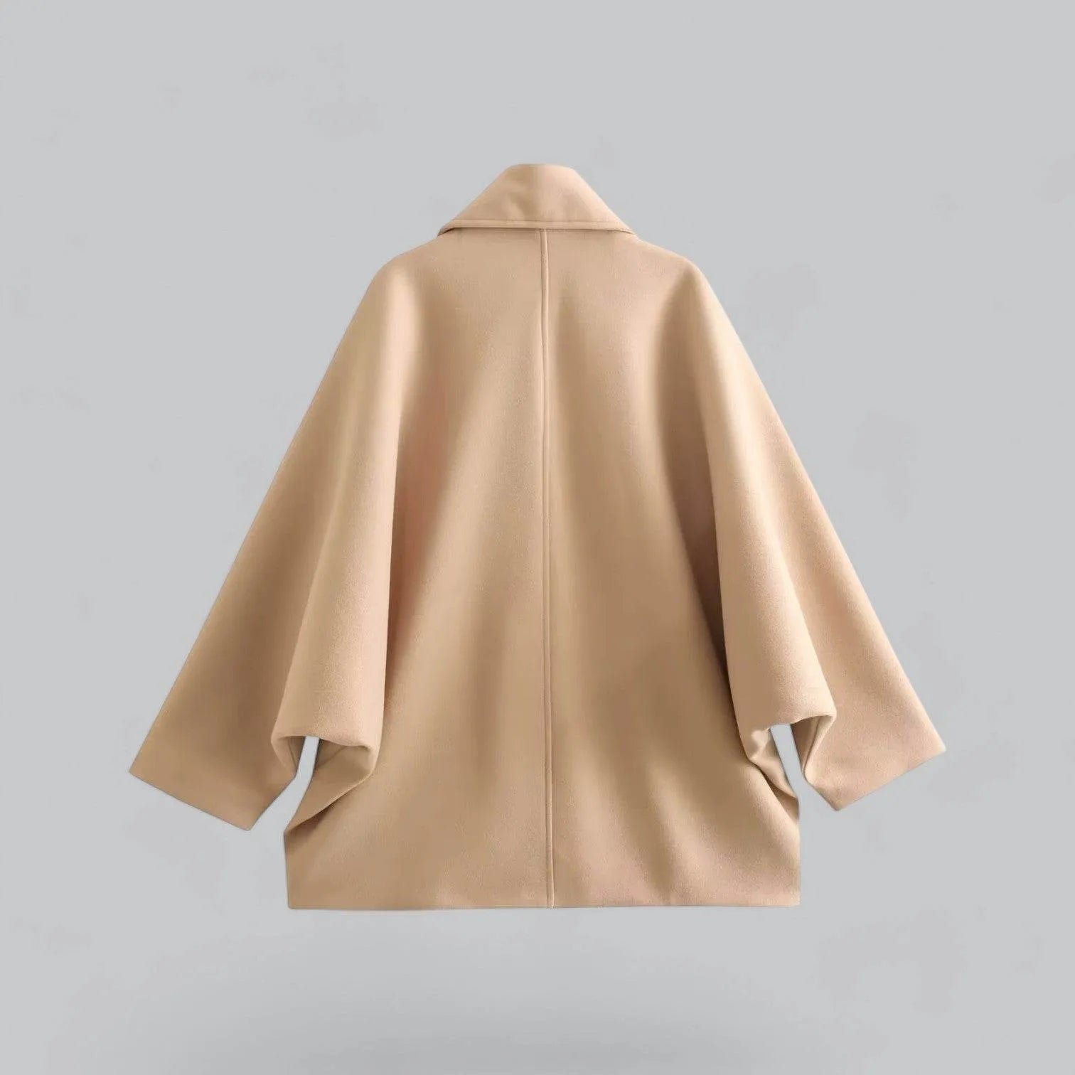 Chic Oversized Short Trench Coat - AngraBech