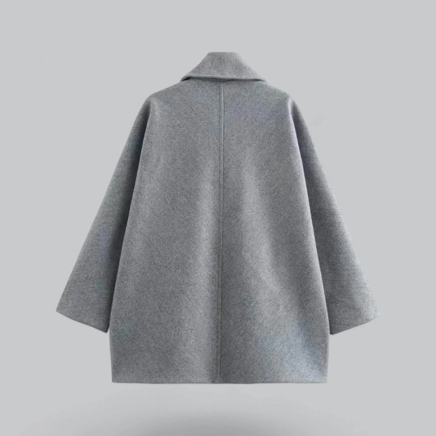 Chic Oversized Short Trench Coat - AngraBech