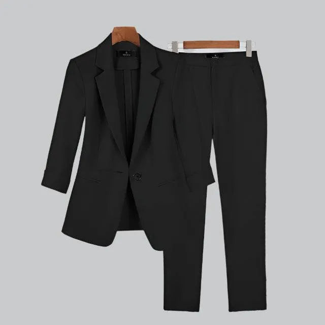 Chic Womens Blazer Pants Set - AngraBech