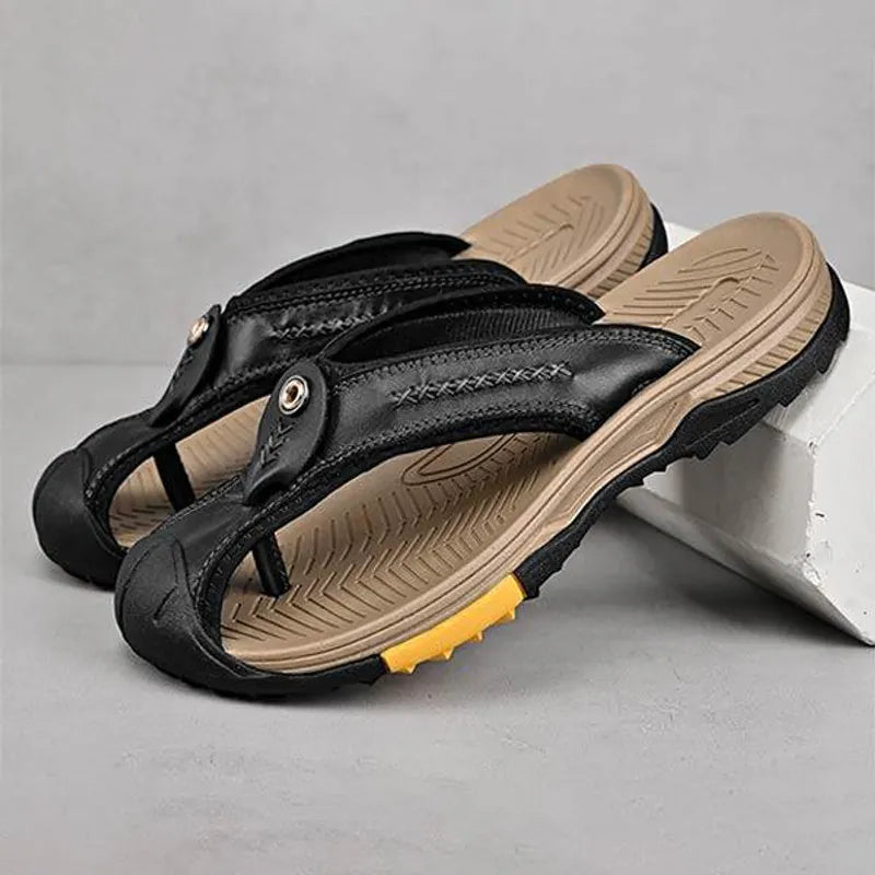 Mens Flip Flop Beach Slippers - AngraBech