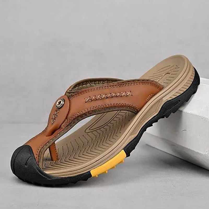 Mens Flip Flop Beach Slippers - AngraBech