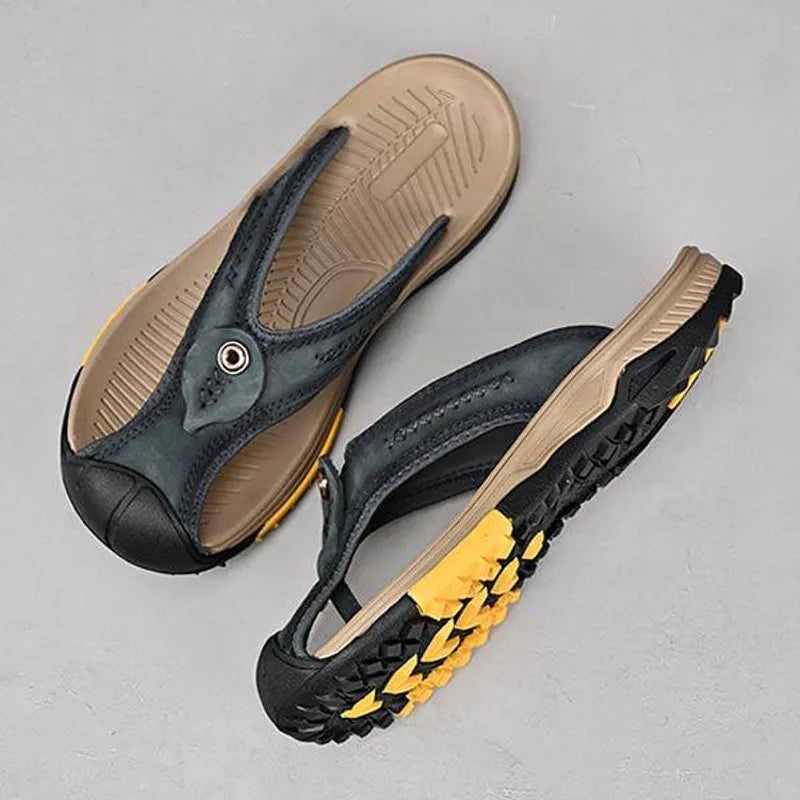 Mens Flip Flop Beach Slippers - AngraBech
