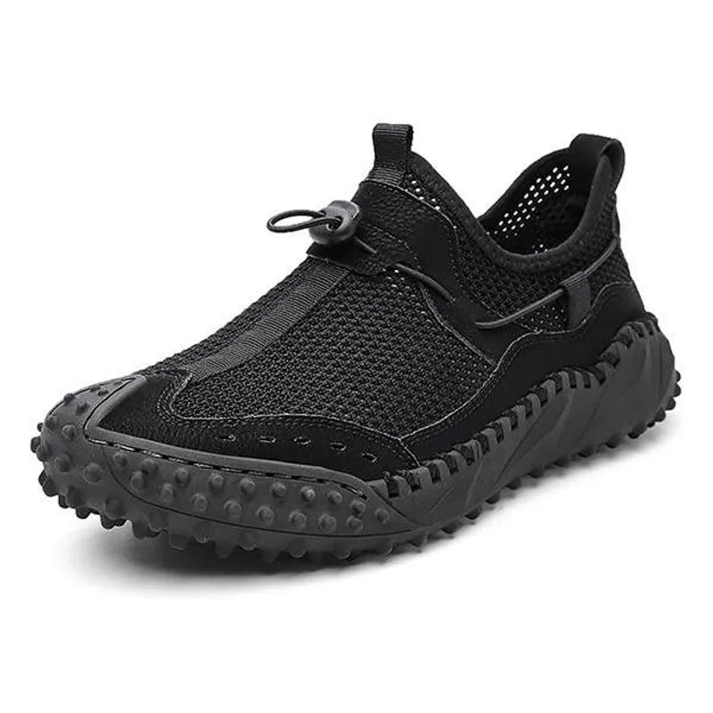 Mens Mesh Slip On Hiking Sneakers - AngraBech